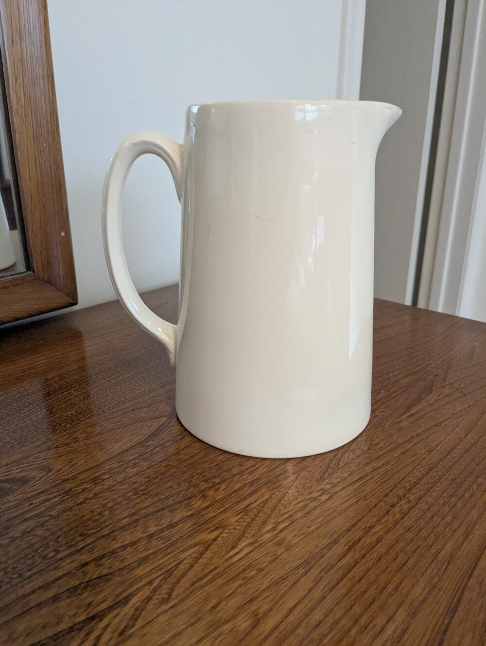 Large Newhall Staffordshire Pitcher Made In England Early 20th Century Farmhouse